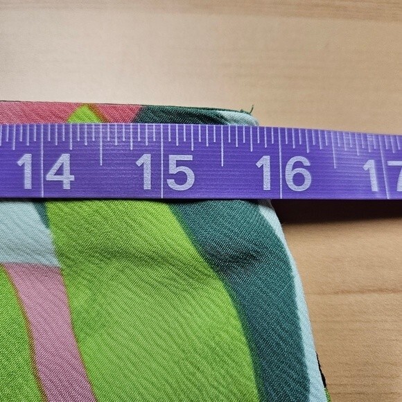 Elaine Rose Tropical Floral Print Cropped Pull On Elastic Waist Palazzo Pants - Picture 7 of 10